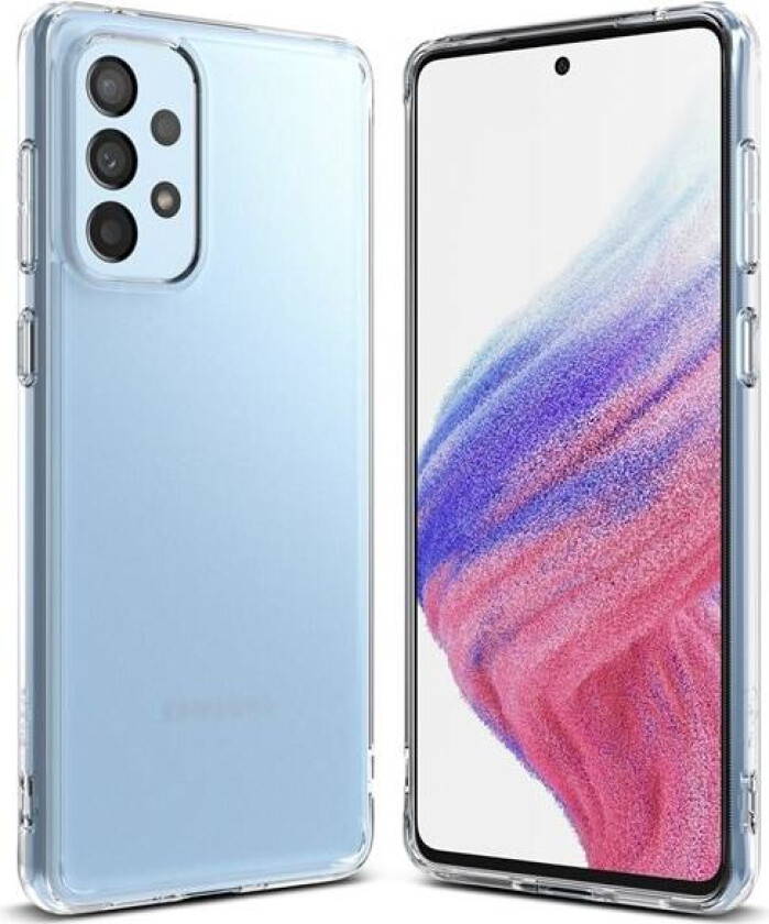 Fusion Matte tpu-etui med en gjennomsiktig Samsung Galaxy A73 gelramme
