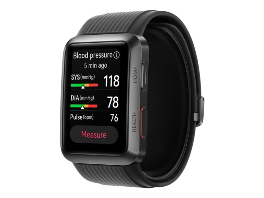 Watch D - Black aluminum with Black Fluoroelastomer strap