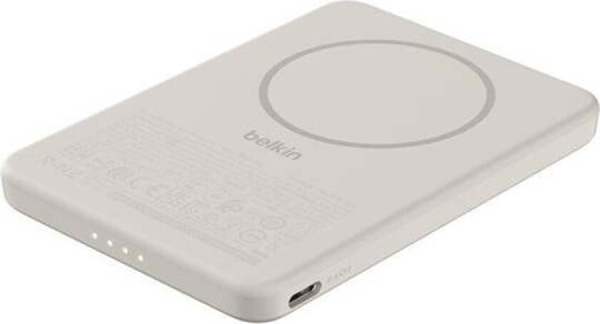 BoostCharge wireless power bank - slim magnetic - USB-C - 15 Watt