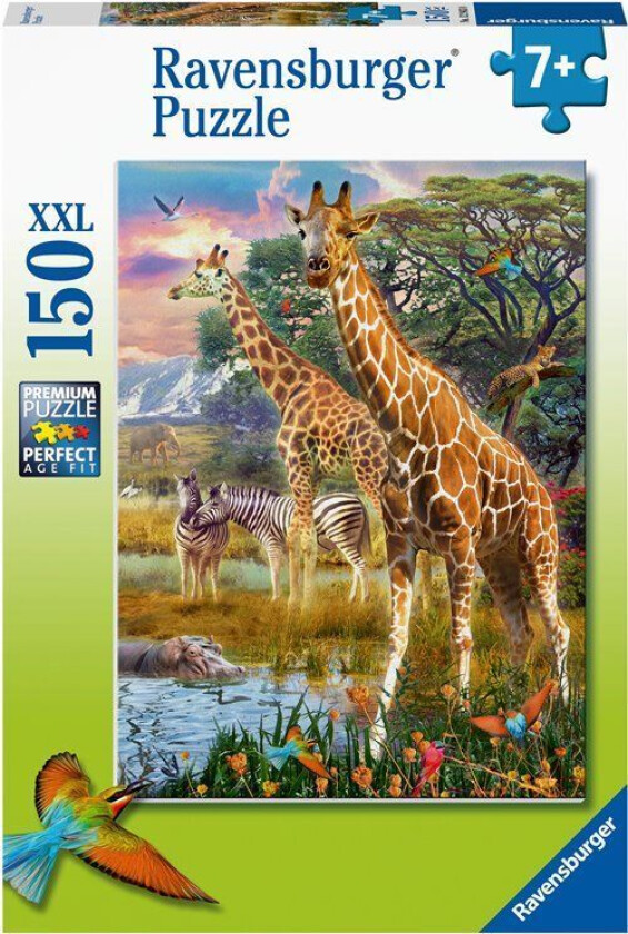 Puslespill 150 Giraffer I Afrika