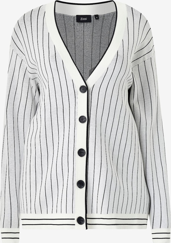 Kardigan mBase L/S - Hvit