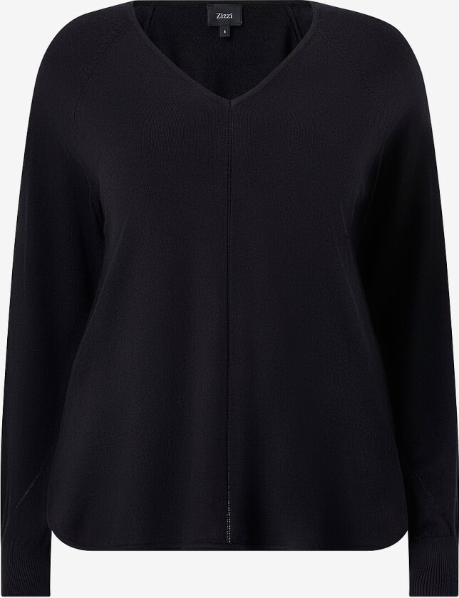 Pullover caElla L/S V-neck Pullover - Svart