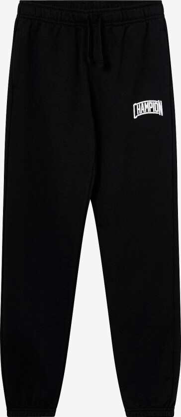 Sweatpants College Terry Rib Cuff - Svart