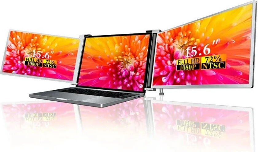 Smart Life S9 B??rbar skjerm 2-pk - IPS, 15,6", 1920x1080