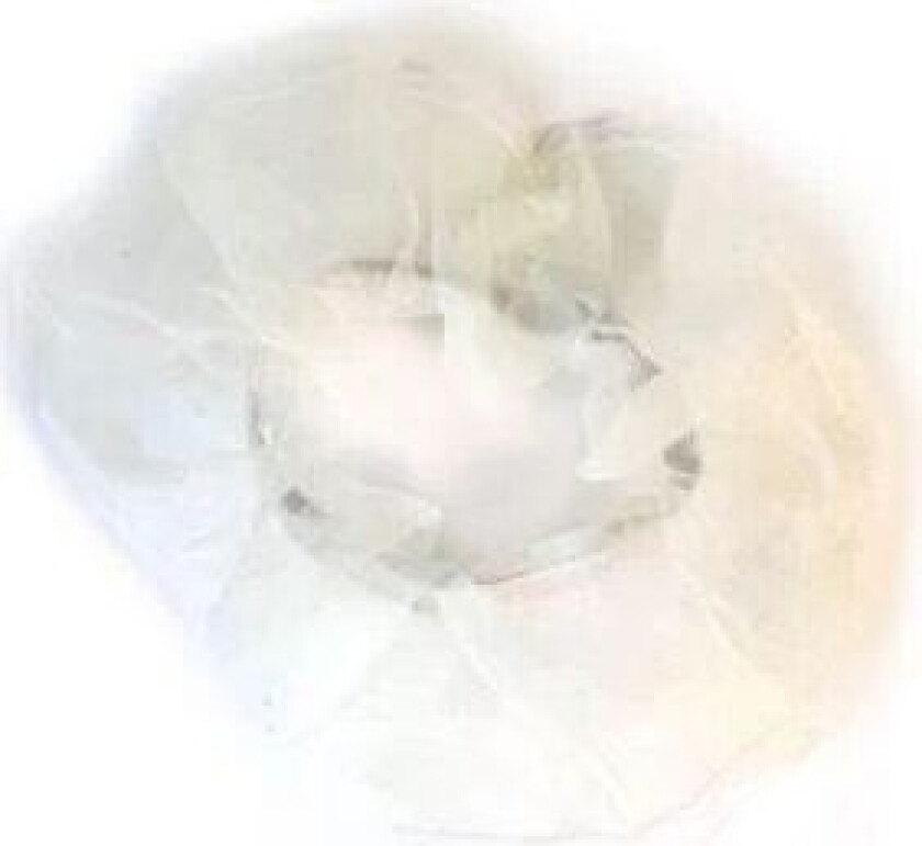 Organza Scrunchie - White