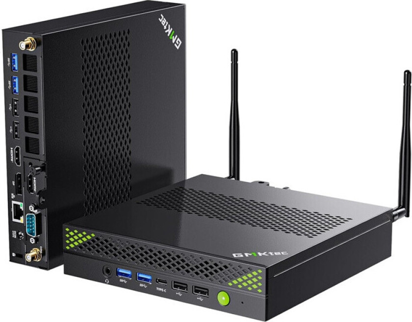 NucBox K10 Mini-PC ??? Intel Core i9-13900HK, 32 GB DDR5 RAM, 1 TB PCIe 4.0 NVMe M.2 SSD, Iris Xe-grafikk ??? Svart