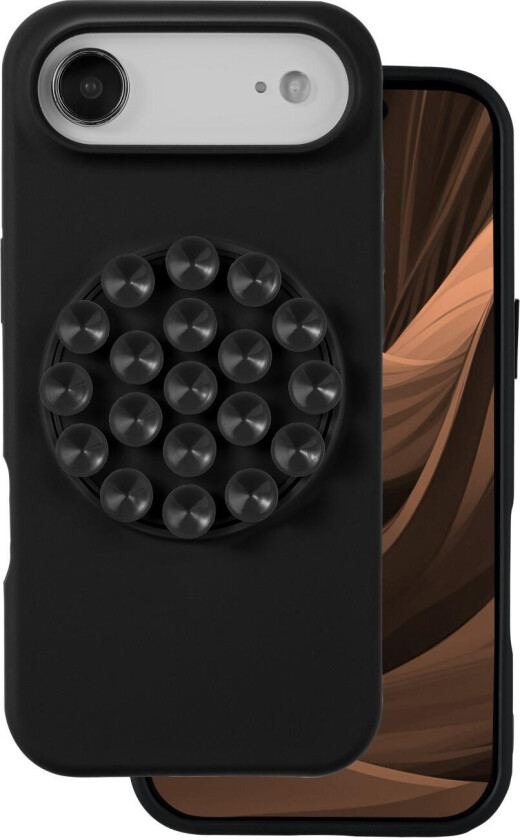 Silikon Deksel til iPhone 17 Air - Svart