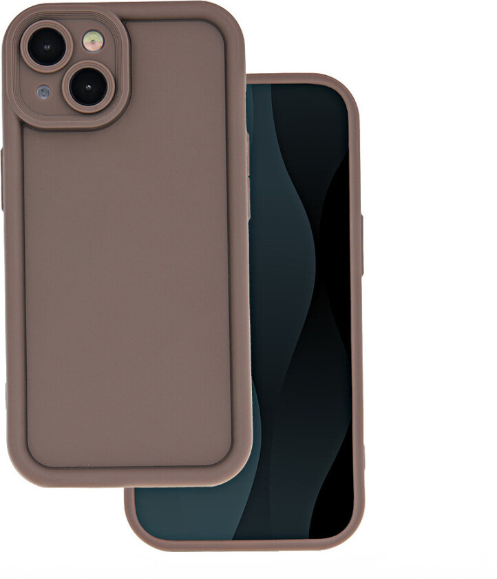 Rim TPU-deksel for Samsung Galaxy S25 - Brun