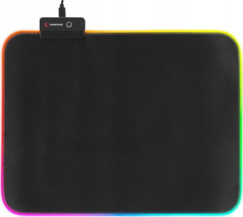 Rampage MP-21 RGB Gaming Musematte - 252x328x3mm - Svart