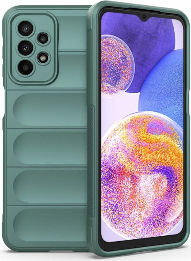 Deksel med mykt grep for Samsung Galaxy A23 5G - Grønn