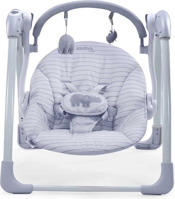 Daddy Vippestol til Baby - Timer, 5 hastigheter, 2 posisjoner - Hippo