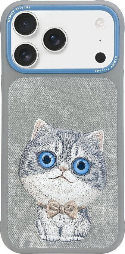 Big Eyed Pet 2.0 Kattedeksel til iPhone 17 Pro Max - Gr??