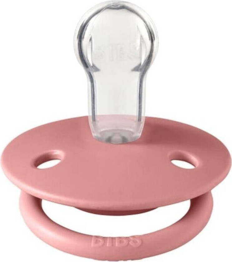 Bibs De Lux Silikon Smokk S - Rosa