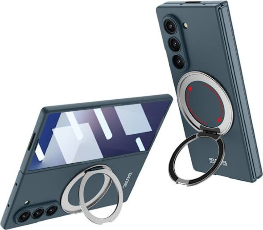 Samsung Fold7 telefondeksel, støtsikkert beskyttelsesdeksel, titangrå