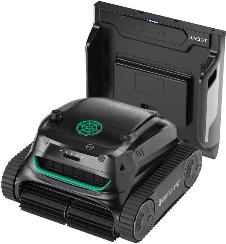 Bilde av S2 Pro Tr??dl??s Bassengrobot ??? 90W, 3,5 t brukstid, 7800mAh batteri, 2-lags filtrering ??? Svart