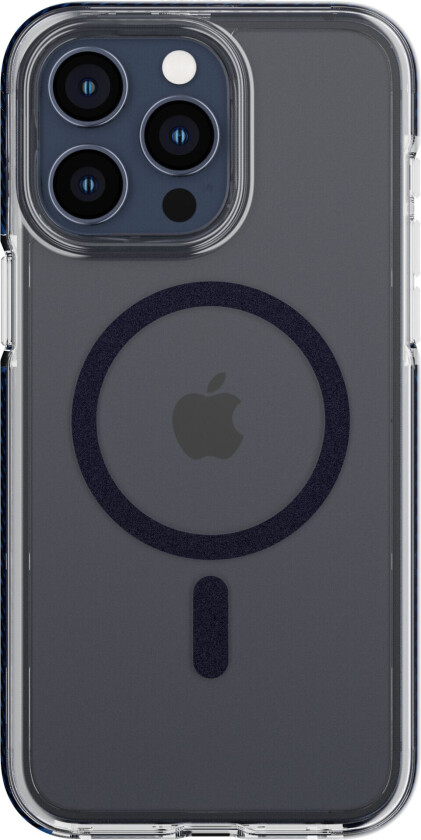 EvoCrystal MagSafe Deksel for iPhone 15 Pro Max - Bl?? Titanium