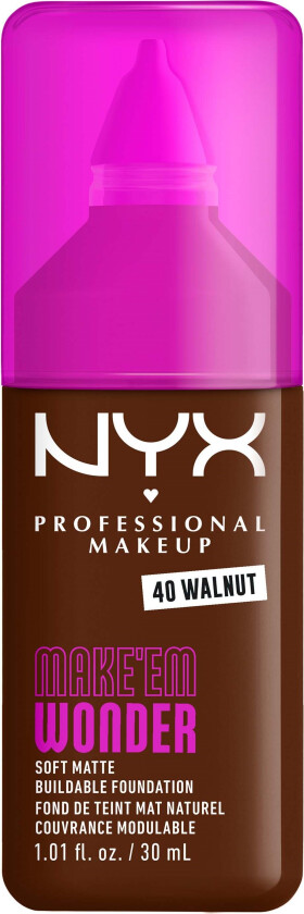 Make Em Wonder Foundation 40 Walnut