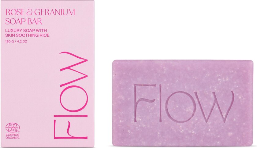 Rose & Geranium Soap Bar 120 g
