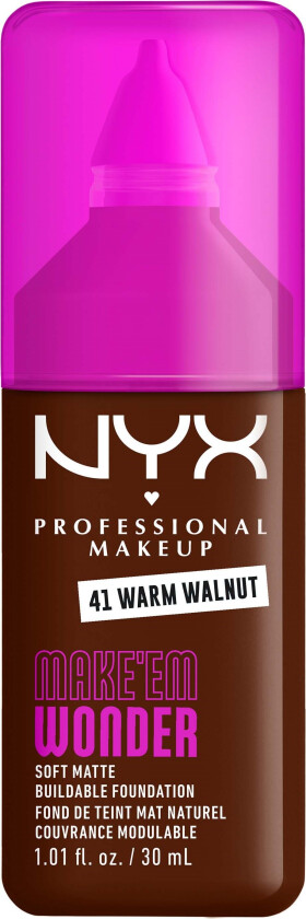 Make Em Wonder Foundation 41 Warm Walnut