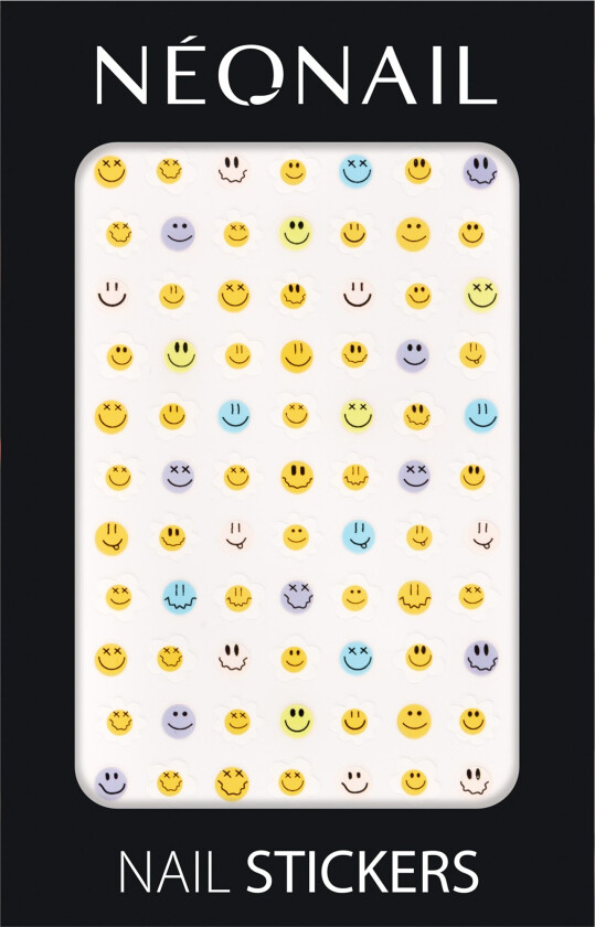 Let Them Glow Nail Stickers Smileys