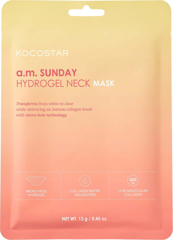 a.m. Sunday Hydrogel Neck Mask 30 stk