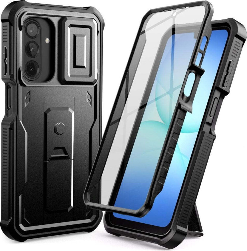 Samsung Galaxy A17 (5G) Tech-Protect Kevlar Cam+ Deksel med Skjermbeskytter - Svart