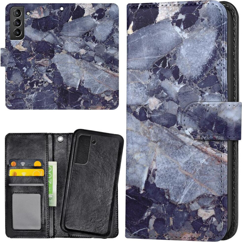 Samsung Galaxy S22 - Lommebok Deksel Marmor
