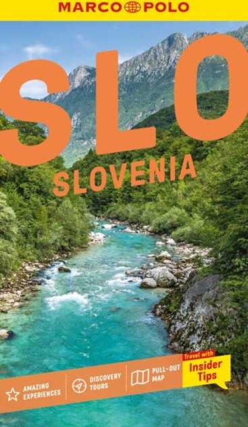 Marco Polo Slovenia Pocket Travel Guide Pullout Map | Local Knowledge | Covers: Ljubljana, Lake Bled, Piran, Postojna Caves and more
