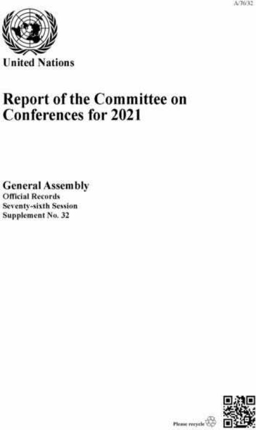 Report of the Committee on Conferences for 2021