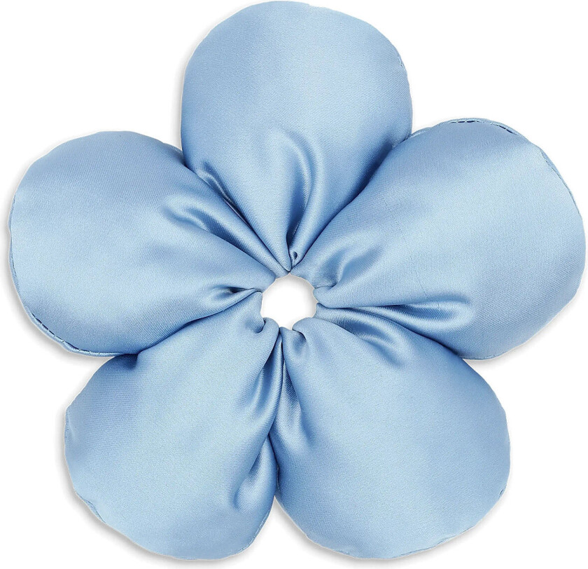 Flower Soft Scrunchie - Blue - ONE SIZE