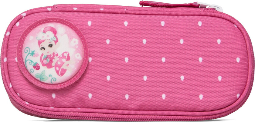 Oval Pencil Case, Strawberry - Pink - ONE SIZE