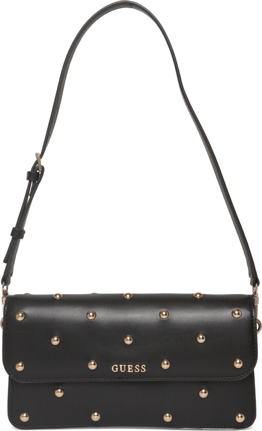 Sadie Flap Shoulder Bag - Black - ONE SIZE