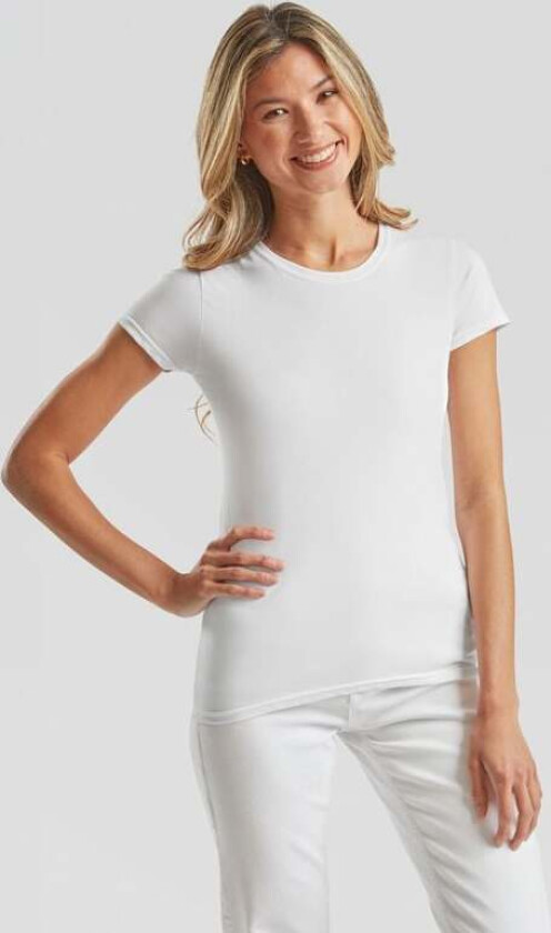 T-skjorte - LADIES ICONIC 150 T - M til XXL - Damer - hvit