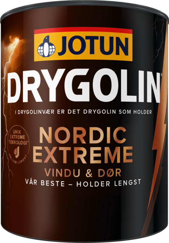 Drygolin Nordic Extreme Vindu og Dør Hvit Base 0.68l