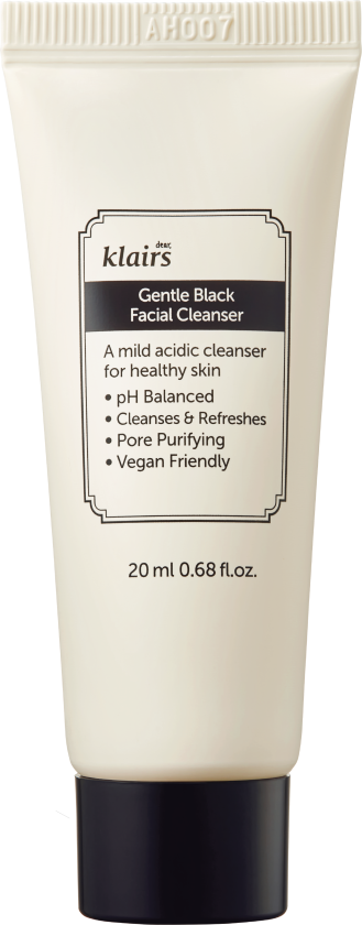 Gentle Black Facial Cleanser, 20 ml