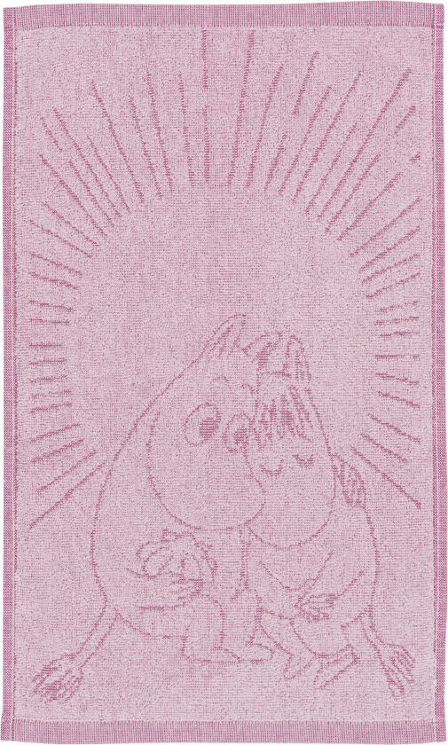 Moomin Håndkle Sweethearts 30x50 Cm - Håndklær & Badelaken Bomull Rosa - 1082570