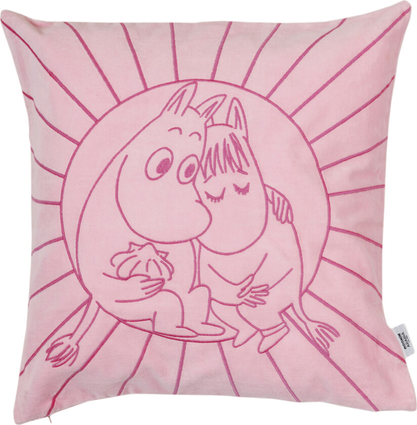 Bilde av Moomin Putetrekk 50x50 Cm Sweethearts - Pynteputer & Trekk Bomull Rosa - 1083292