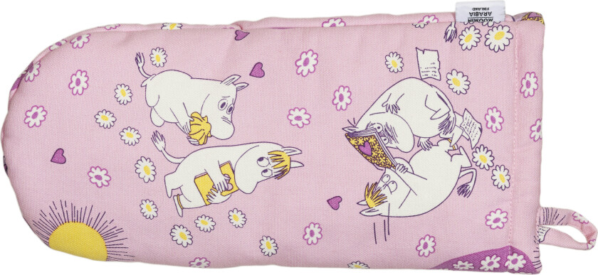 Moomin Grytevott 15x34 Cm Sweethearts - Grytekluter & Grytevotter Bomull Rosa - 1082543
