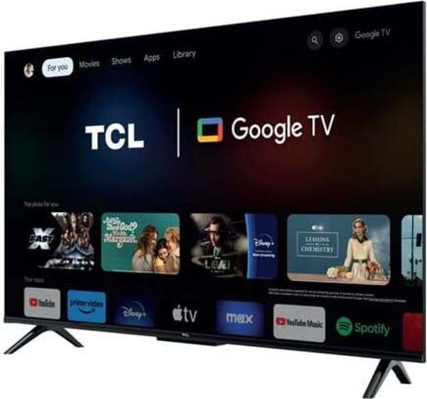50" Flatskjerm-TV LED 4K 50T69C 50" Class (49.5" viewable) LED-backlit LCD TV - QLED - 4K