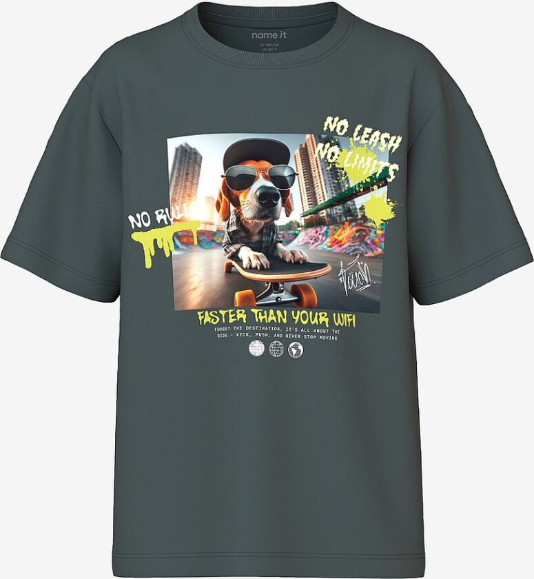 T-skjorte nkmVoto SS Nreg Top - Grå