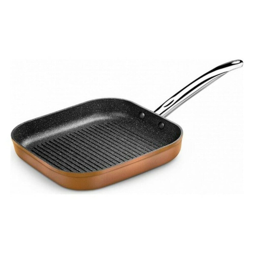 Ribbete stekepanne Monix M740030 Grill 28 cm Aluminium Smitt aluminium 4 deler