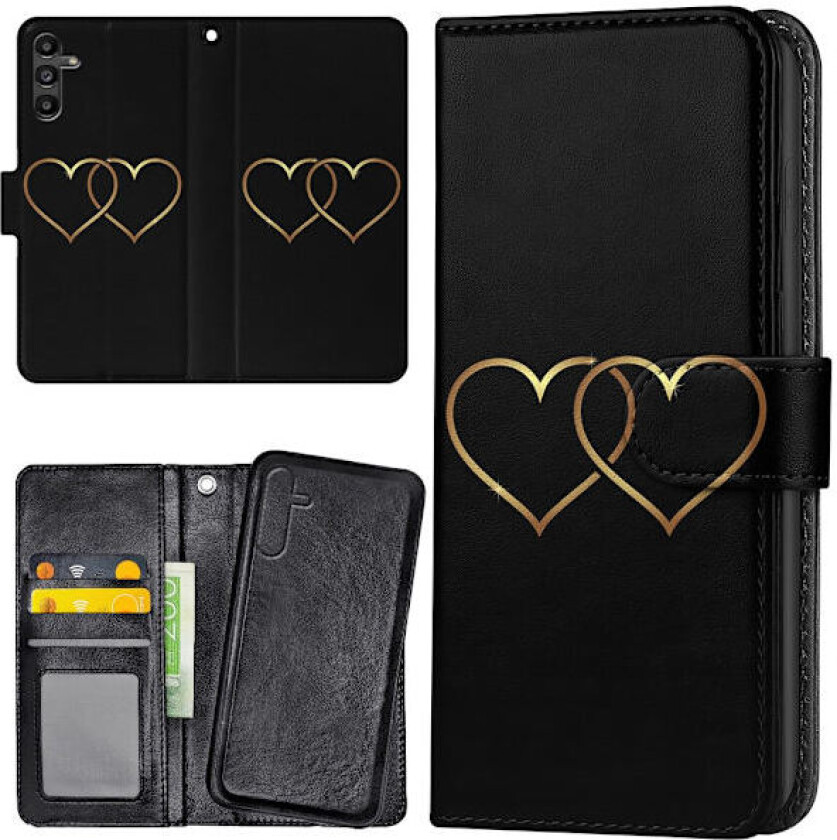 Samsung Galaxy A17 5G - Lommebok Deksel Double Hearts