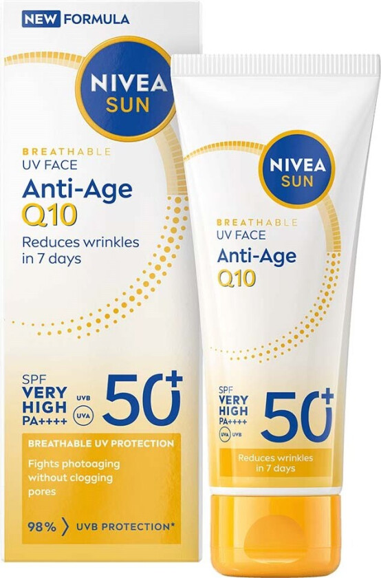 SUN UV Face Anti-Age Q10 Cream SPF 50+ 40 ml