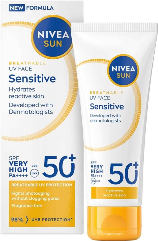 SUN UV Face Sensitive Cream SPF 50+ 40 ml