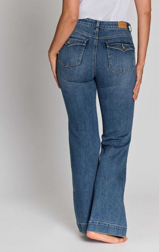 Jeans Annika Back Pocket 1016, 28/32, Jeans Blå 28/32