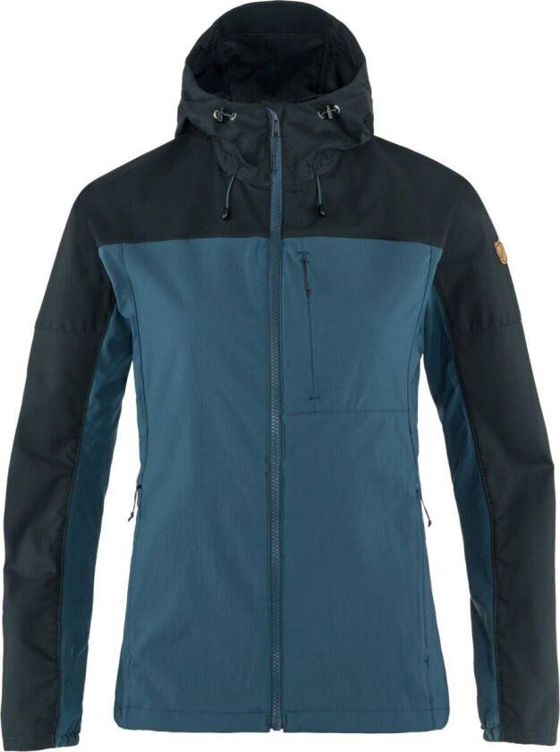 ABISKO MIDSUMMER JACKET W INDIGO BLUE-DARK NAVY