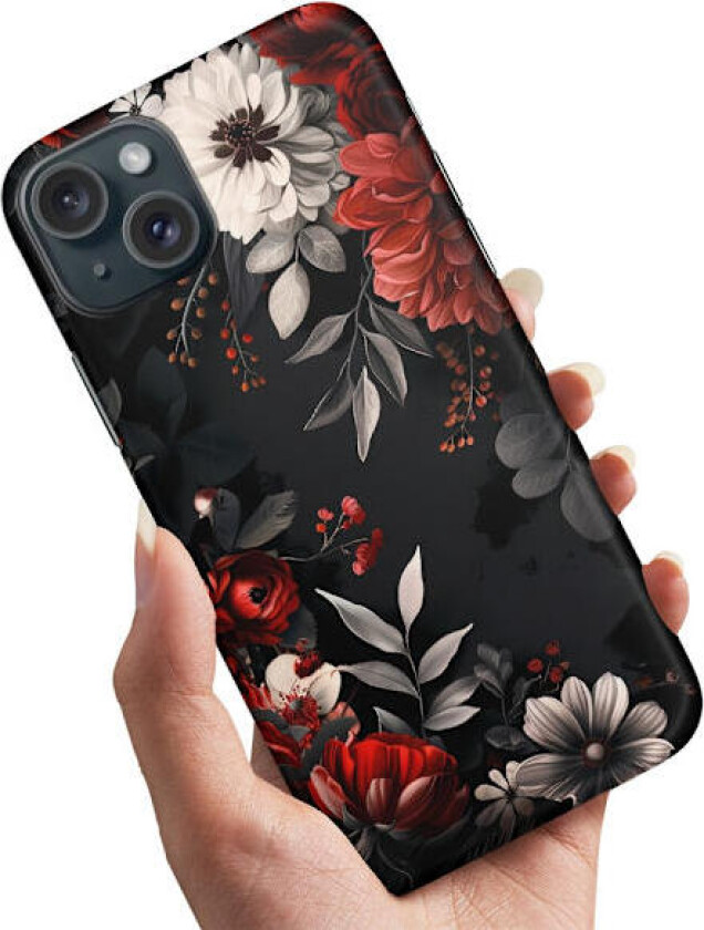 iPhone 14/15 Plus - Deksel/Mobildeksel Flowers