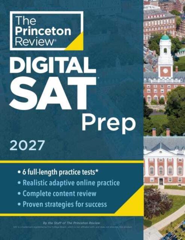 Princeton Review SAT Prep, 2027 4 FullLength Practice Tests (2 in Book + 2 Adaptive Tests Online) + Review + Online Tools