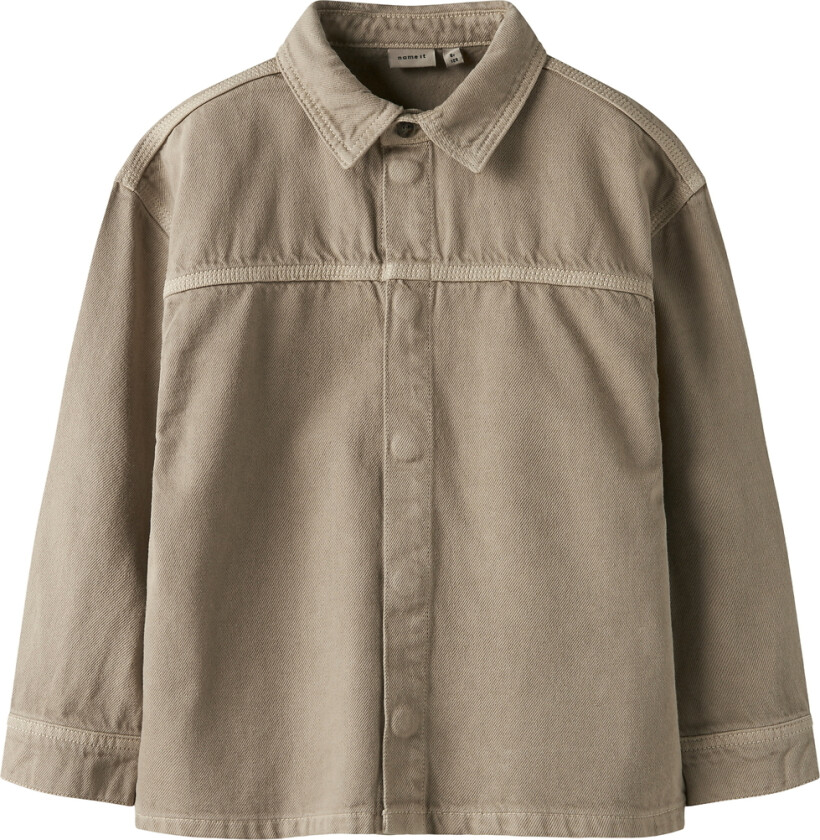 Skjorte - NkmBobby - Chinchilla - - 6 år (116) - Skjorte