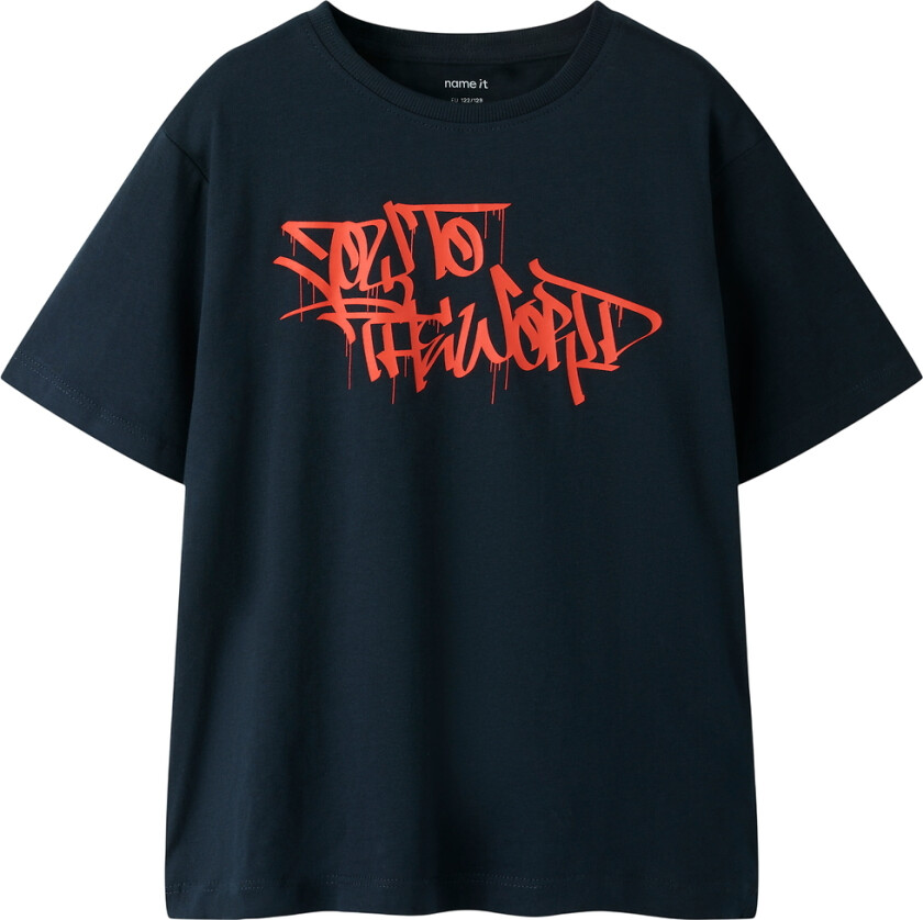 T-skjorte - NkmBenno - Salutt - - 11-12 år (146-152) - T-skjorte